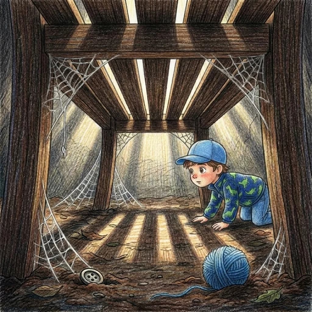 Zuerst überlegte Finn: Wo würde er sich als winziger Kaktus verstecken? Vielleicht an einem dunklen, gemütlichen Ort? E…